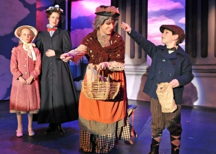 Ashley plays the Bird Woman in Sierra Repertory Theater's "Mary Poppins"
